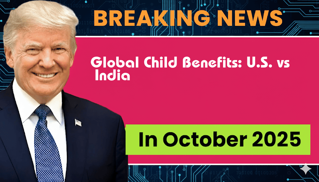 Comparing Global Child Benefits: $2,200 Credit in the U.S. vs ₹1,65,000 in India