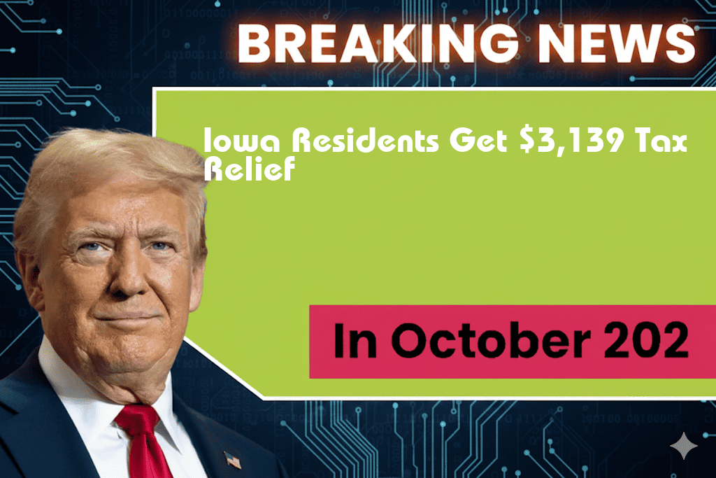 Iowa Residents to Receive $3,139 Tax Relief from Trump’s Tax Plan