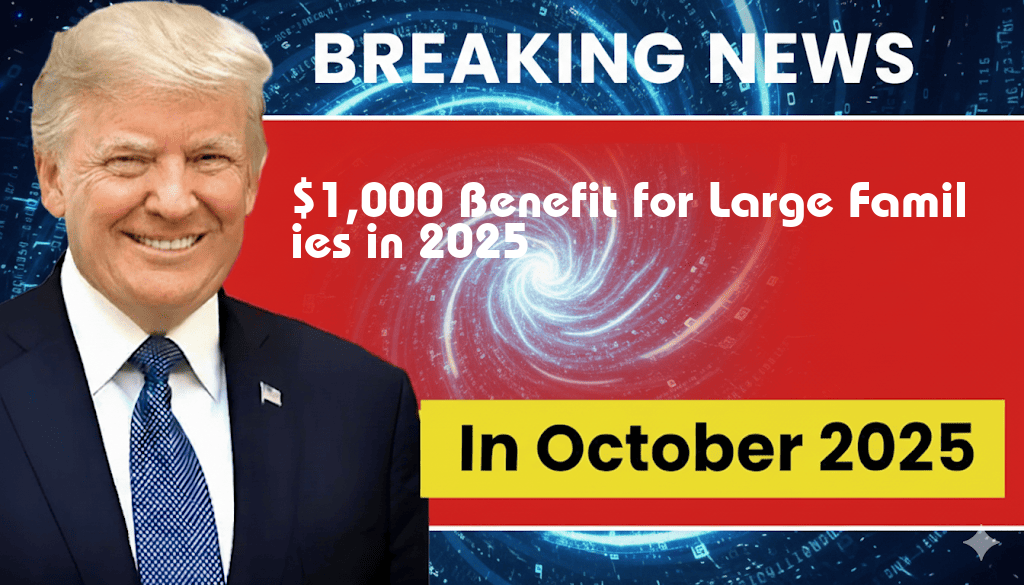 New $1,000 Benefit: How 2025 Tax Laws Support Large Families